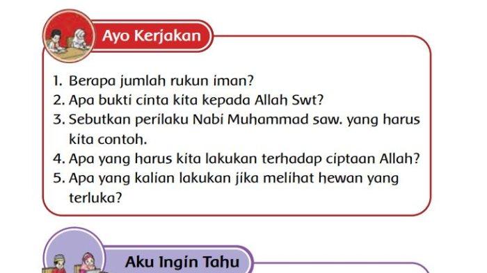 Kunci Jawaban PAI Kelas 1 Halaman 31 Kurikulum Merdeka: Ayo Kerjakan ...