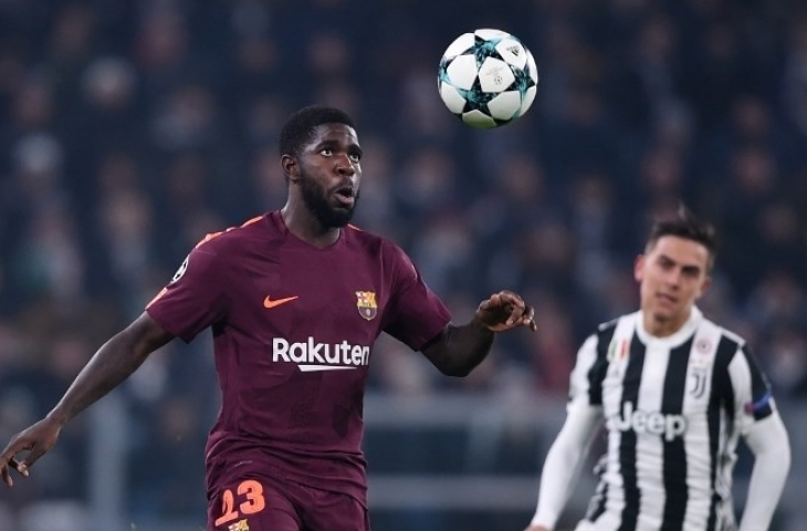 Bek tengah Barcelona, Samuel Umtiti (AFP/Filippo MONTEFORTE)