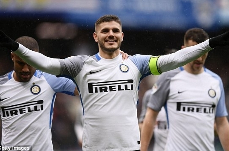 Penyerang Inter Milan, Mauro Icardi (AFP)