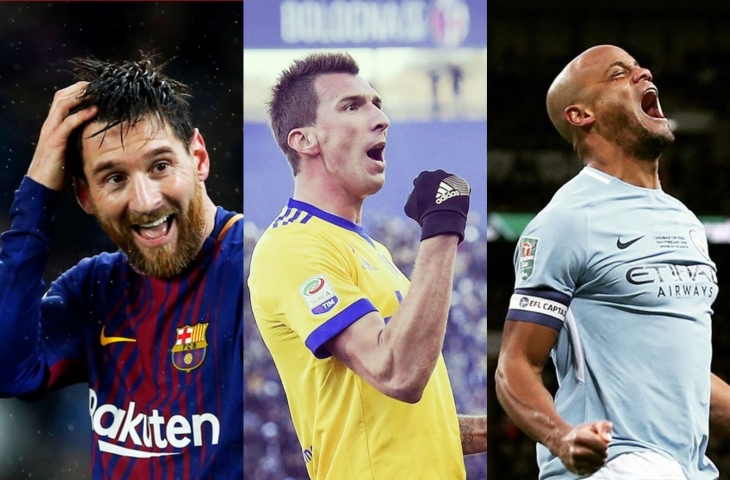 Messi,Mandzukic,Kompany/Instagram