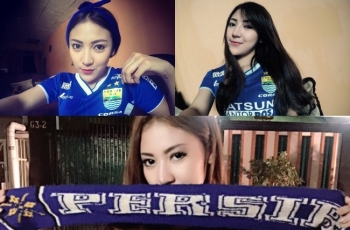 Siapa Sangka, Artis Cantik nan Seksi Ini Ternyata Pendukung Persib Bandung