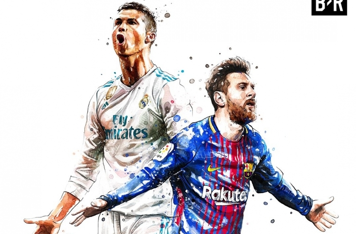 Cristiano Ronaldo dan Lionel Messi/Twitter