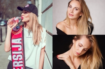 7 Potret Seksi Monika Nietmoko, Fan Cantik Persija dari Polandia