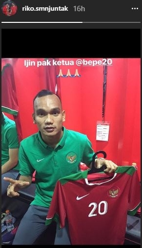 Insta Story Riko SImanjuntak