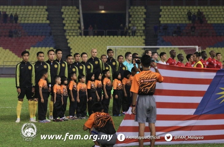 Skuat Timnas Malaysia (Sumber: FAM)