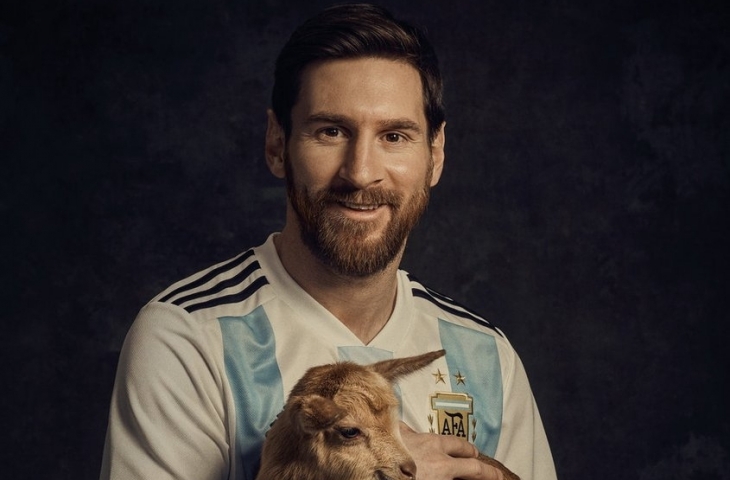 Lionel Messi. (Sumber: Twitter/@espnfc).