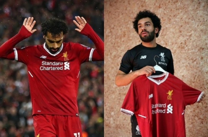 Kolase Mohamed Salah (kiri) dan Hussein Ali (kanan). (Sumber: Instagram/@mosalah22)