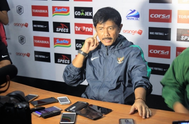 Pelatih timnas U-19 Indonesia, Indra Sjafri (chatwithamelia.xyz/Stephanus Aranditio)