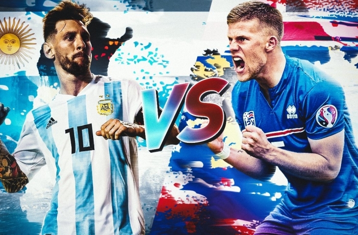 Argentina Vs Islandia (Sumber: Twitter)