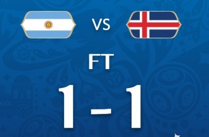 Argentina Vs Islandia (Sumber: Twitter)