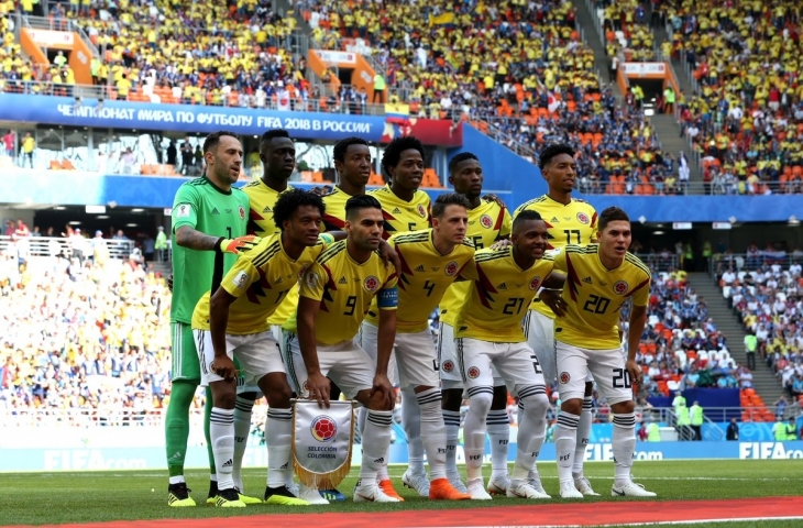 Timnas Kolombia. (Sumber: Twitter/@FCFSeleccionCOL)