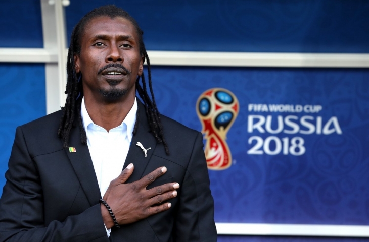 Pelatih Senegal, Aliou Cisse (Sumber: Twitter)