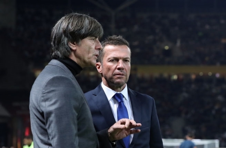 Joachim Loew dan Lothar Matthaus (Sumber: Twitter)