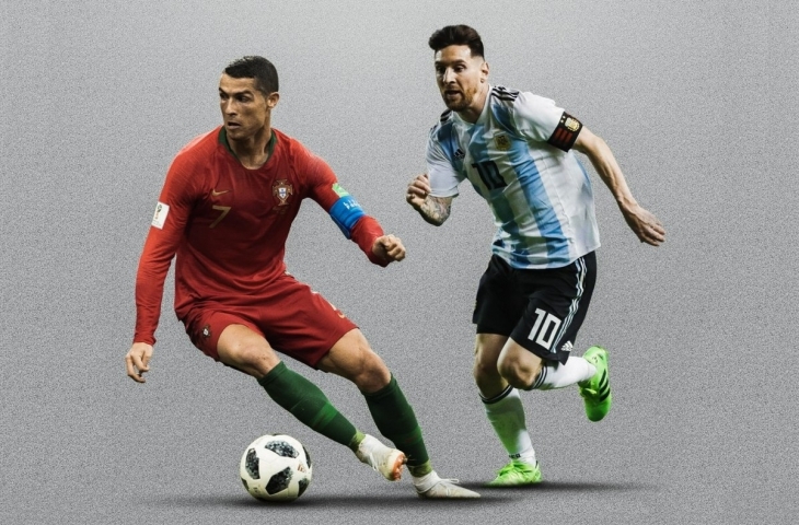 Cristiano Ronaldo Vs Lionel Messi (sumber: rt.com)