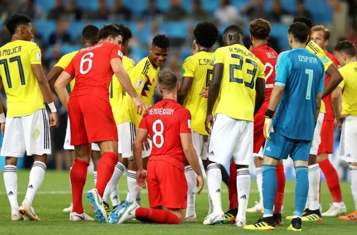 Kolombia Vs Inggris (Sumber: Squawka)