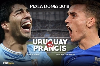 Prediksi Uruguay vs Prancis, Duel Seru Striker Papan Atas