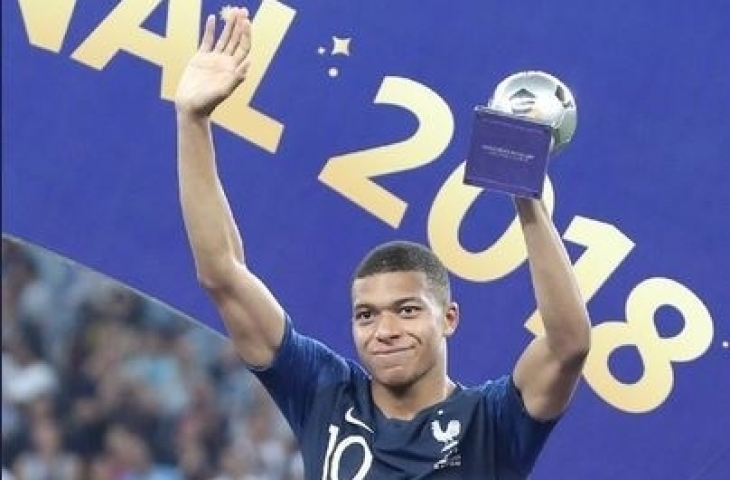 Kylian Mbappe dinobatkan sebagai pemain muda terbaik Piala Dunia 2018/Twitter