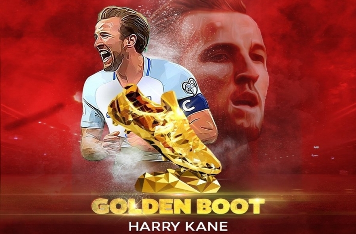 Harry Kane, Top Skor Piala Dunia 2018 (Sumber: Twitter)