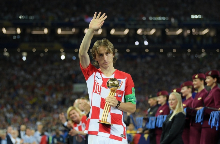 Luka Modric meraih en Ball/Twitter