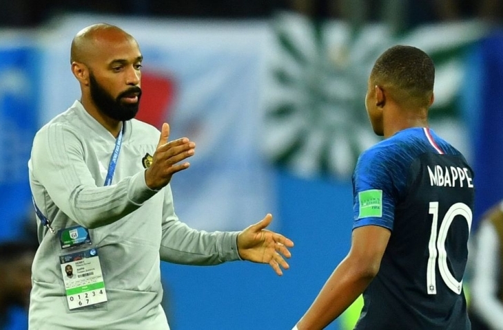 Thierry Henry dan Kylian Mbappe