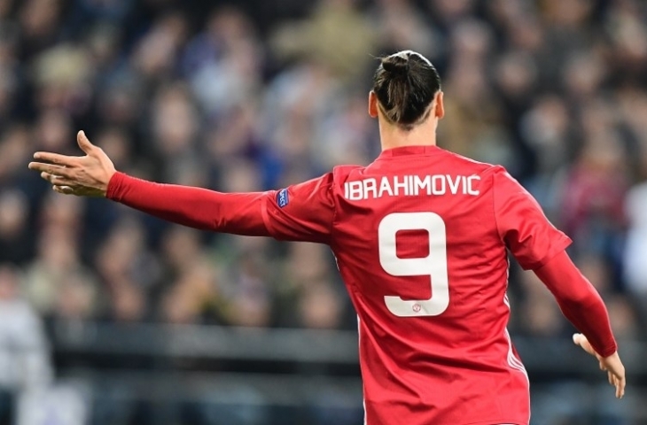 Ibrahimovic ketika berseragam Manchester United (Emmanuel Dunand/AFP)