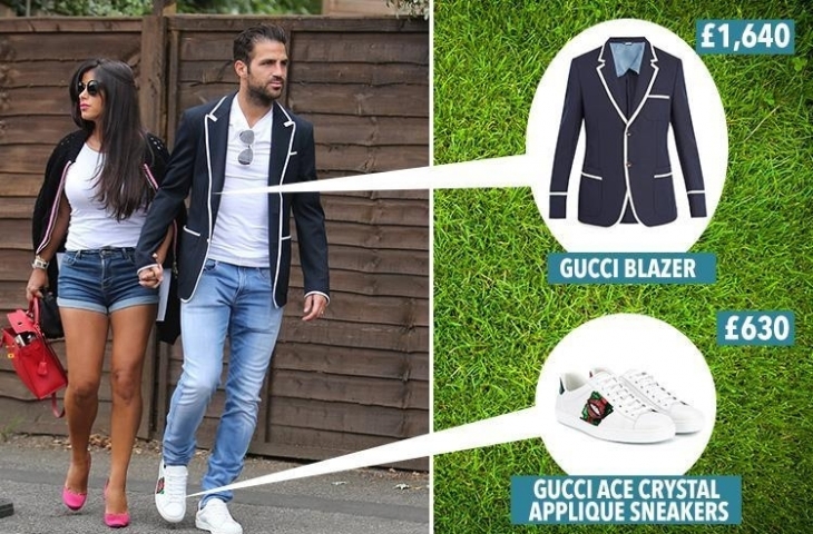 Cesc Fabregas fashion/ (Dok The Sun)