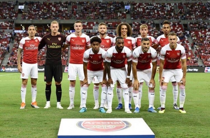 Bernd Leno debut bersama Arsenal. (Sumber: Twitter/@bernd_leno).