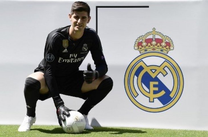 Kiper anyar Real Madrid, Thibaut Courtois. (Javier Soriano/AFP).