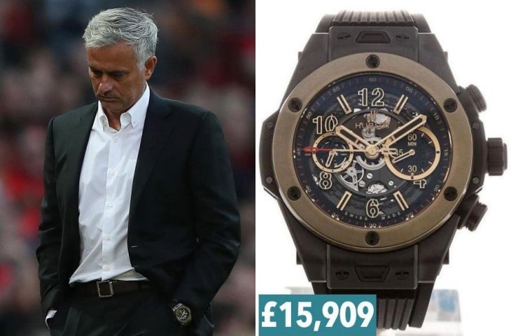 Jam tangan Jose Mourinho (Dok. The Sun)