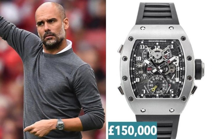 Jam tangan Pep Guardiola (Dok, The Sun)