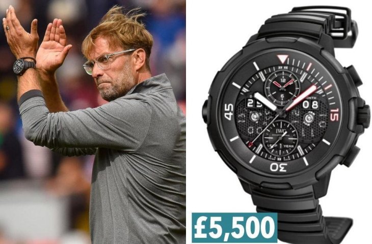 Jam tangan Jurgen Klopp (Dok. The Sun)