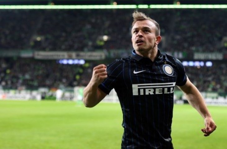 Shaqiri saat berseragam Inter Milan. (Ronny Hartmann/AFP).