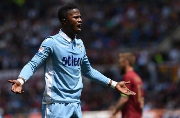 Balde Keita ketika masih berseragam Lazio. (Filipo Monteforte/AFP).