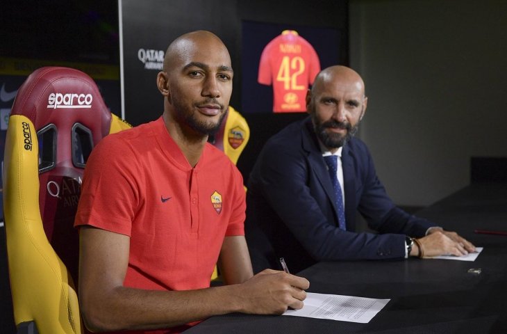 Steven Nzonzi. (Twitter/@ASRomaEN)