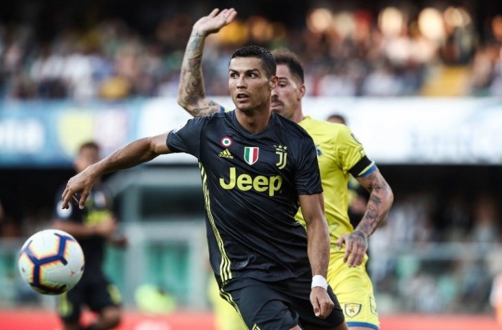 Pemain Juventus, Cristiano Ronaldo Debut Melawan Chievo (AFP)