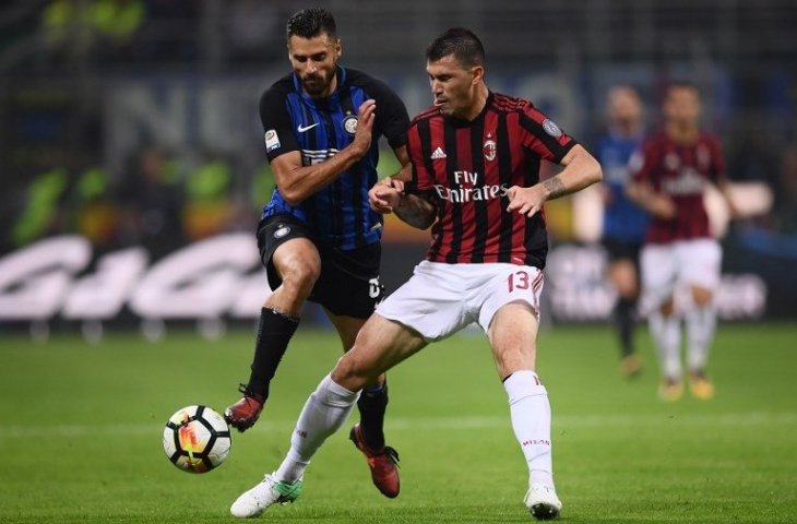 Alessio Romagnoli. (Marco Bertorello/AFP).