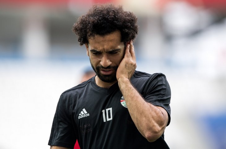 Pemain timnas Mesir, Mohamed Salah (AFP)