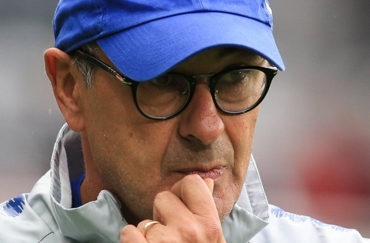 Pelatih Chelsea, Maurizio Sarri (AFP)