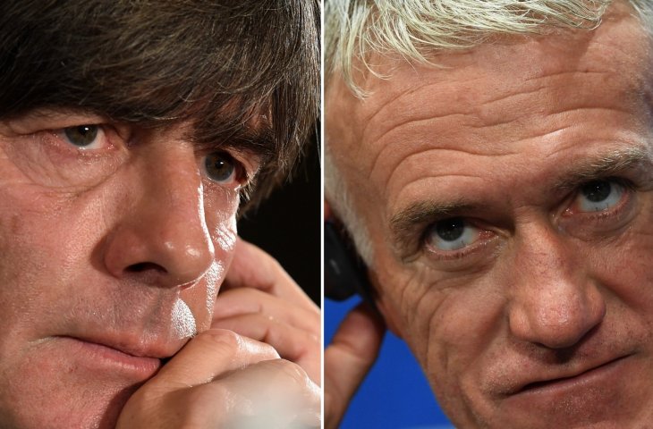 Joachim Low vs Didier Deschamps (AFP)