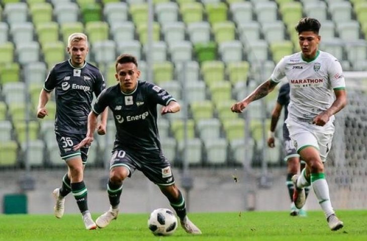 Penyerang Lechia Gdansk, Egy Maulana Vikri. (Dok. dziennikbaltycki.pl).