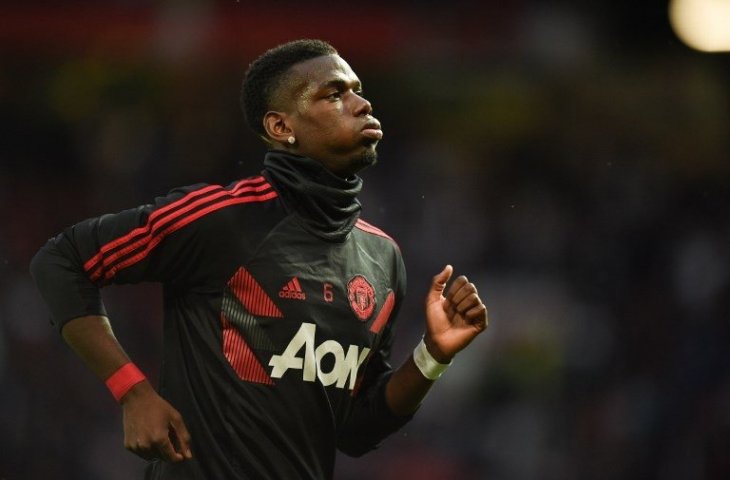 Gelandang Manchester United, Paul Pogba (Oli Scarff/AFP)