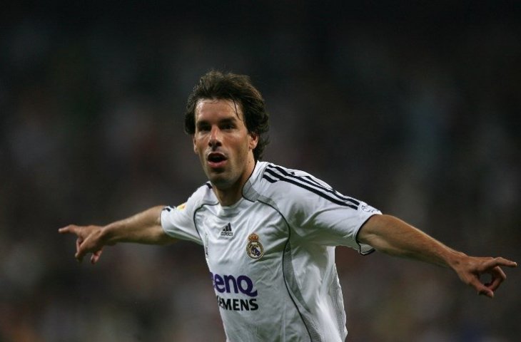 Ruud van Nistelrooy saat berseragam Real Madrid (Pierrre-Philippe Marcou/AFP)