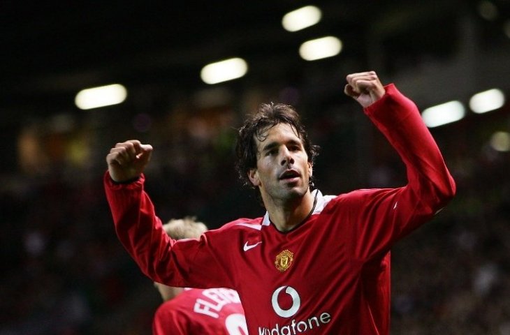 Ruud van Nistelrooy saat masih berseragam Manchester United. (Adrian Dennis/AFP)