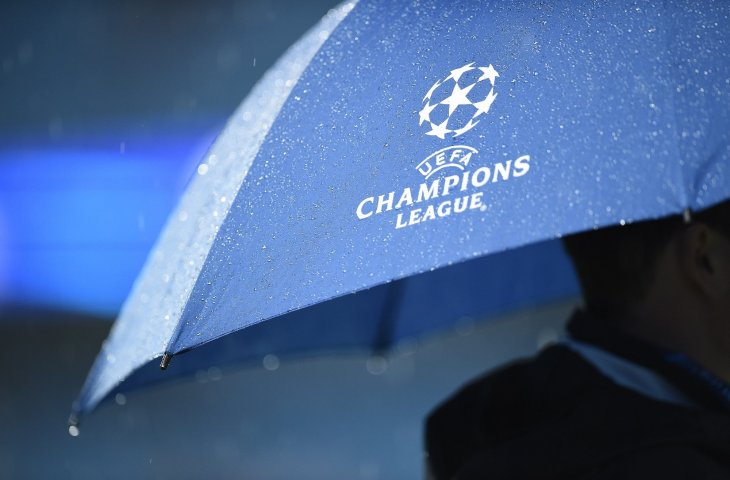 Logo Liga Champions (AFP)