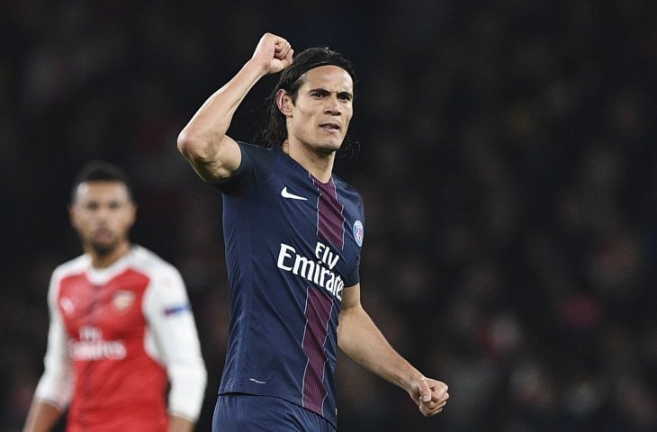 Pemain Paris Saint Germain, Edinson Cavani (AFP)