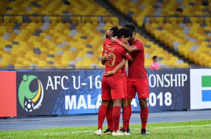 Pemain Timnas Indonesia U-16 vs Vietnam U-16 di Piala Asia U-16 (PSSI)