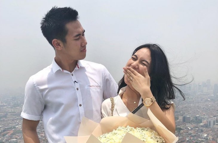 Ryuji Utomo usai melamar Shabrina Ayu (instragram.com/ryujiutomo)