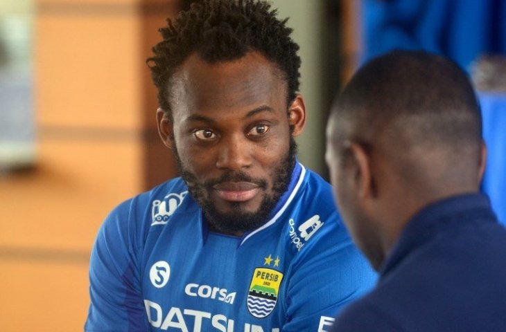 Michael Essien saat berseragam Persib Bandung (Timur Matahari/AFP)