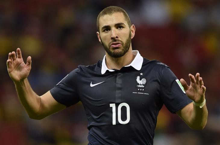 Pemain Timnas Prancis, Karim Benzema (AFP)