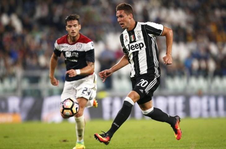 Marco Pjaca saat masih membela Juventus pada 21 September 2016 (Marco Bertorello/AFP)
